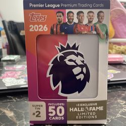 Topps 2026 Premier League Trading Cards super tin 2