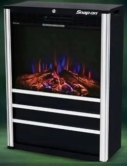 Snap-On Electric Fireplace Heater – Garage / Man Cave Must-Have!
