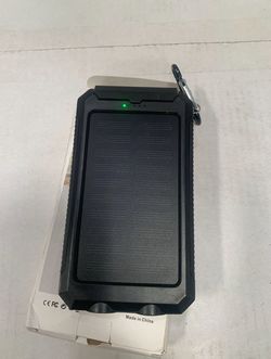 20,000mAH Solar-USB Dual Charger Waterproof Shockproof with LED Light