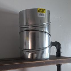 Master Flow 8 in. 90-Degree Round Adjustable Elbow