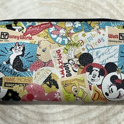 Disney Zip Around Wallet Disney Parks Disneyland Walt Disney World 1971 Mickey