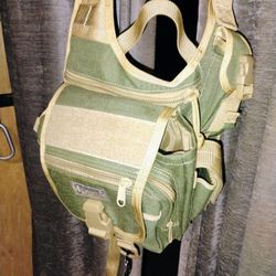 Hip Pouch With Waist Strap And Leg Strap For Men