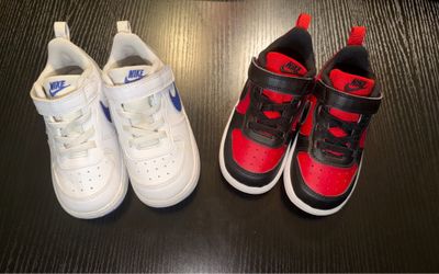 2 Pairs Nike Court Borough Toddler Size 8C