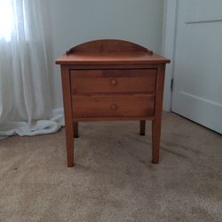 Wood End table