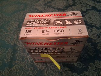Winchester Super Dove and Clay 12 guage shells