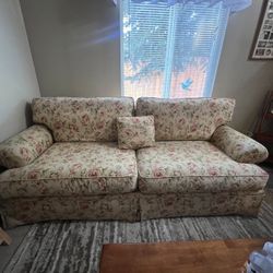 Floral couch