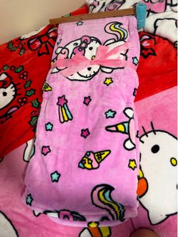 Hello Kitty unicorn blanket