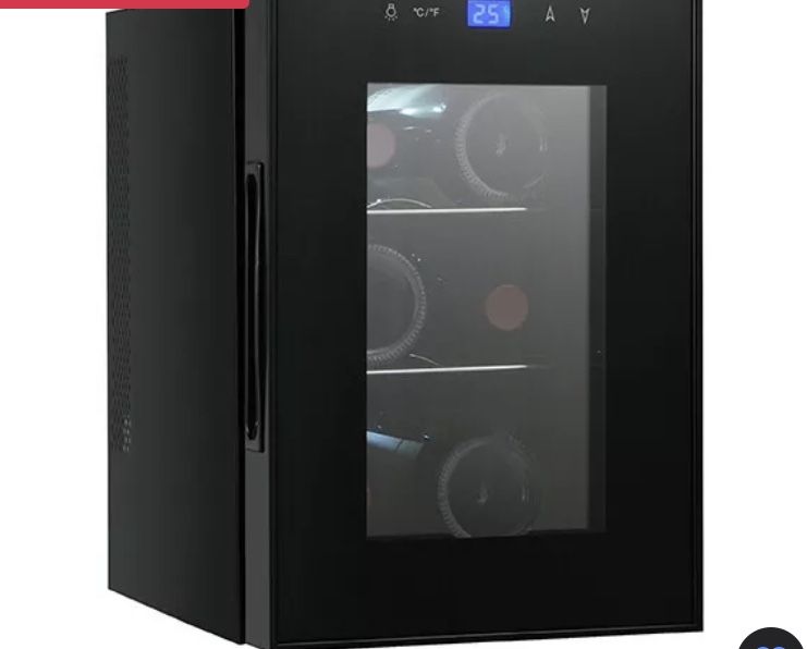 Avanti 6 Bottle Thermoelectric Wine Cooler with Slide-Out Shelves Authorized Dealer! Free Shipping!