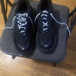 Balenciaga Triple S Sneaker Black Yellow Flou Size 43 Great Condition 