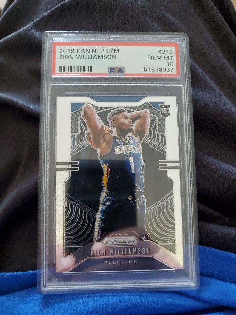 2019 Zion Williamson PSA 10 Panini Prizm