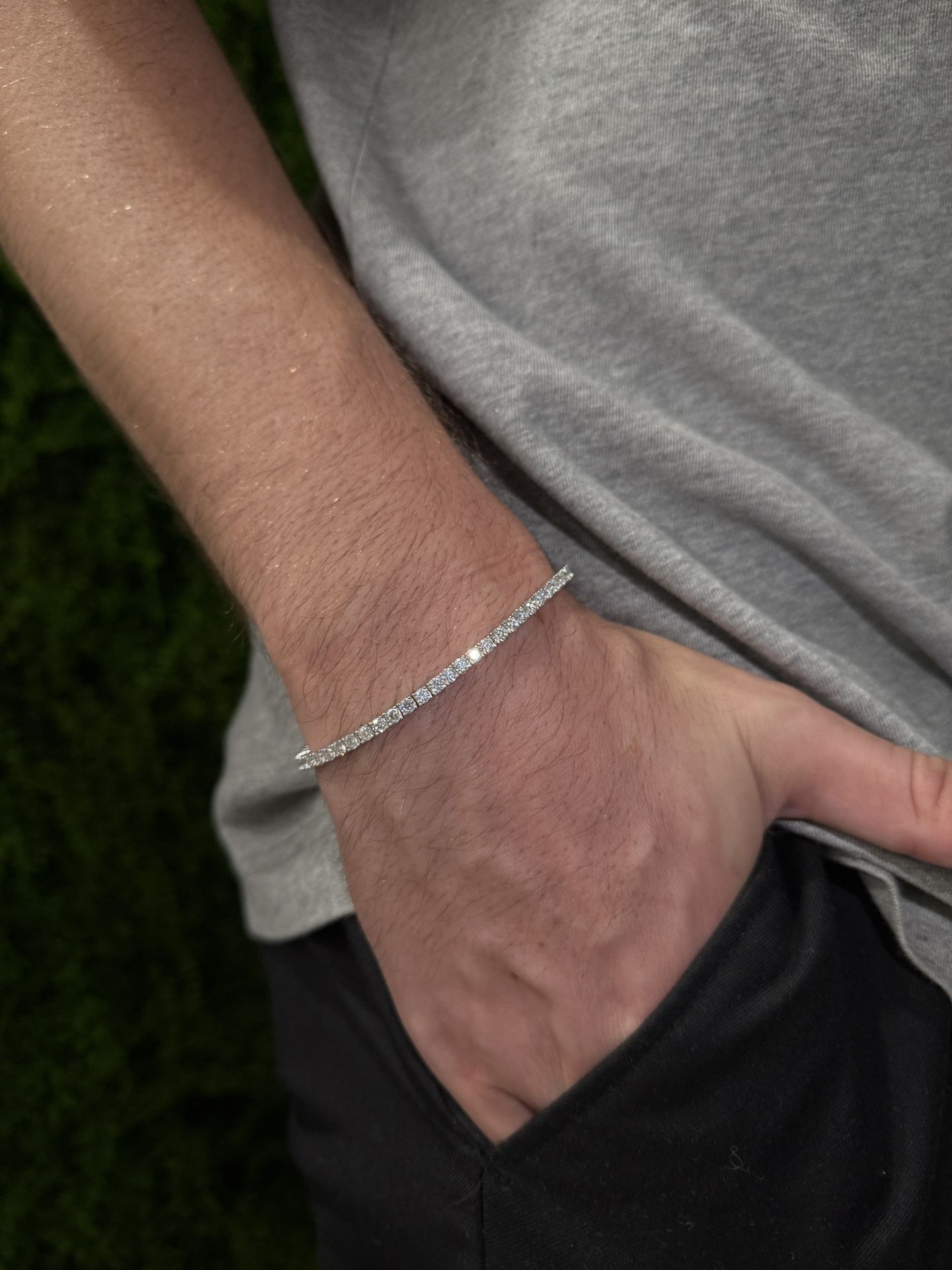 Tennis Bracelet Moissanite Iced Out
