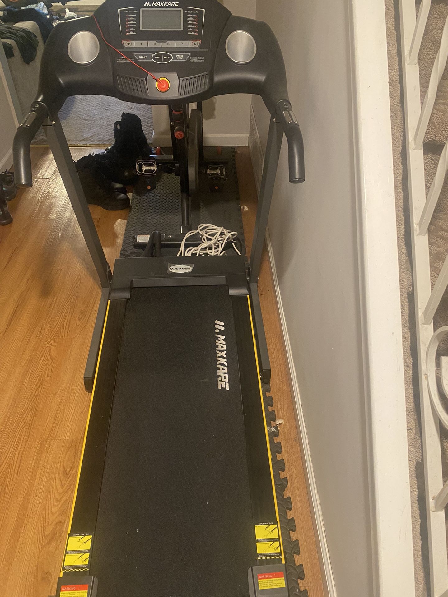 II. Maxkare Treadmill, Foldable And Incline