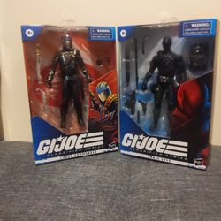 Brand New Gi Joe Cobra Commander And Snake Eyes 