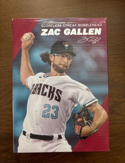 Zac Gallen Diamondbacks Scoreless Streak Bobblehead