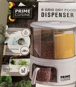 6 grid food dispenser