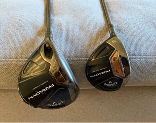 Left handed Paradym Driver + Fairway Wood
