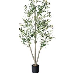 New In Box!! Artificial Olive Tree With Light