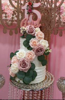 Faux 3 Layered Stacked Cake