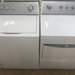 Whirlpool Set Washer And Dryer Gas Good Condition We Delivery