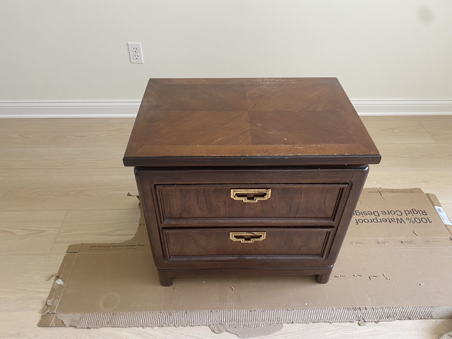 Bedside table.