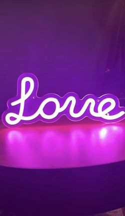 Love Neon Sign 