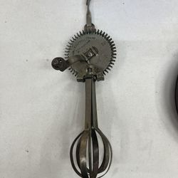 antique hand-cranked egg beater