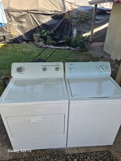 washer n electric dryer for sale 350 30 day waranty delivery available also do repairs