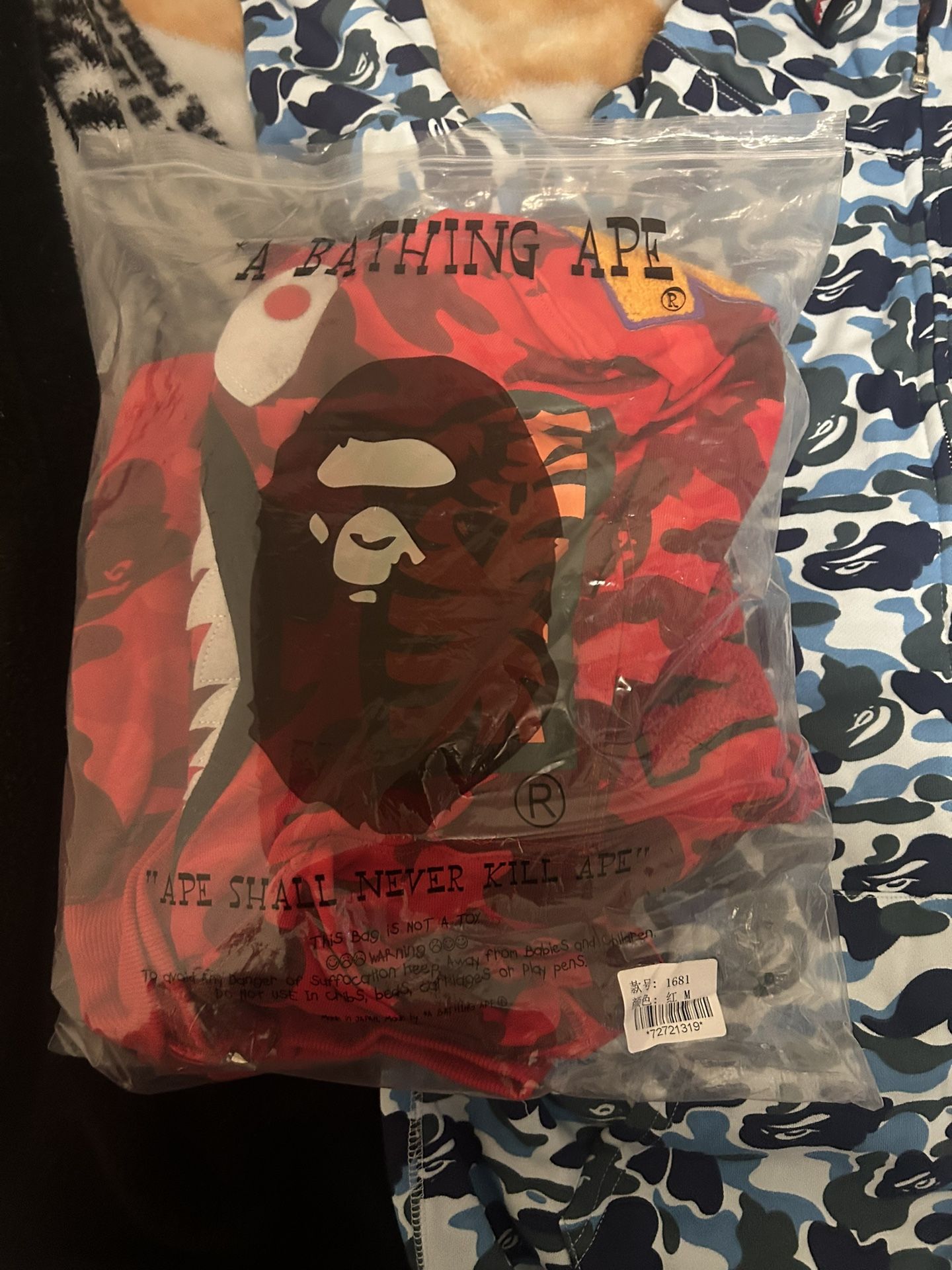 Red Bape Hoodie