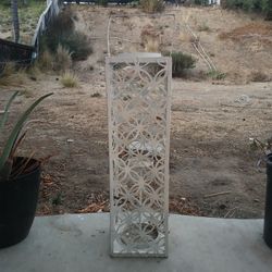 Rustic Outdoor Candle Holder