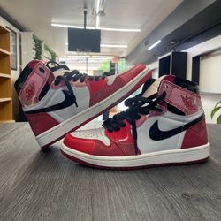 Jordan 1 spider man size 7y