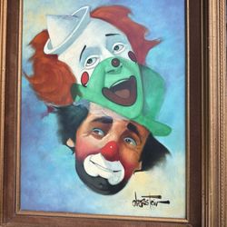 CHUCK OBERSTEIN - TWO FACES OF THE CLOWN (#442)