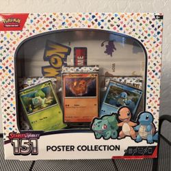 Pokemon 151 Poster Collection Scarlet Violet New Sealed