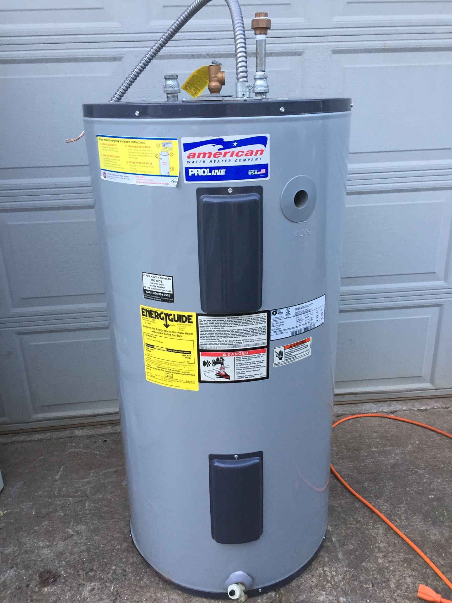 American Pro Line Electric Water Heater 50gal for Sale in Oregon City, OR -  OfferUp