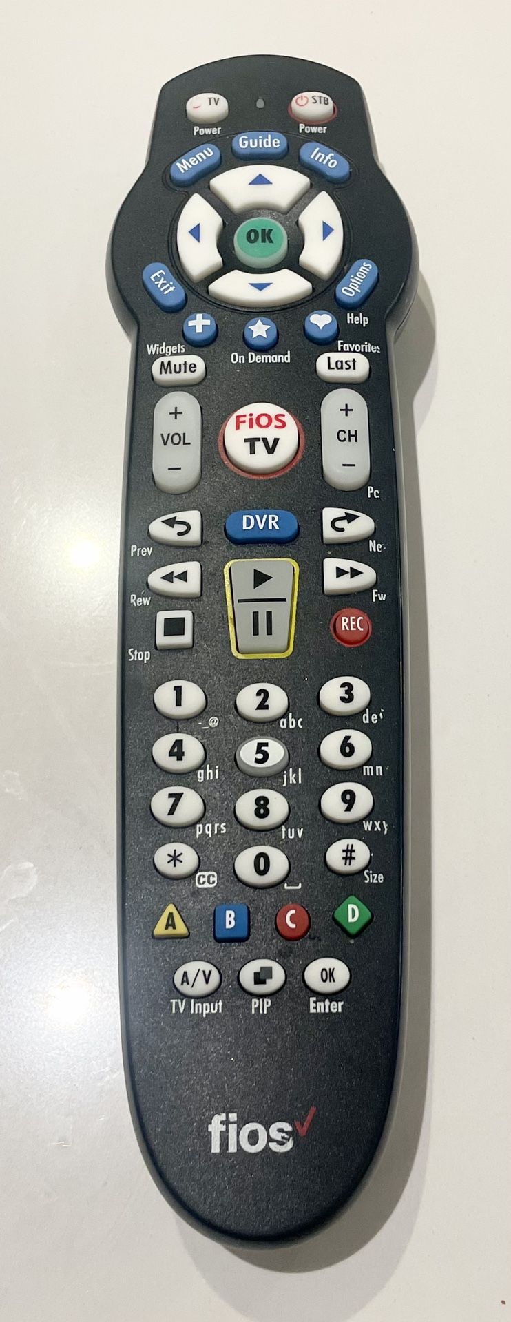 Verizon FIOS TV Replacement Remote VZ P265v5 RC -OEM Brand Pre-Owned Black