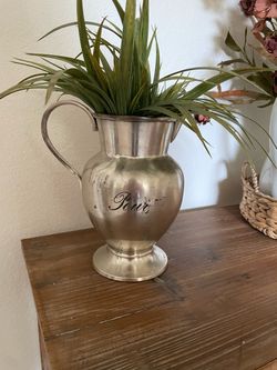 Silver Plate Vintage Pitcher