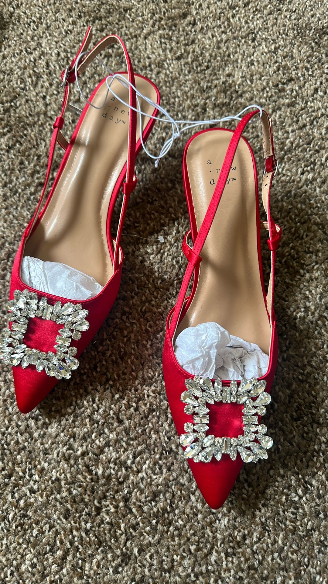 A New Day Red shoes, size 8 1/2