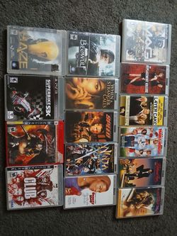PSP movies and PS3 games