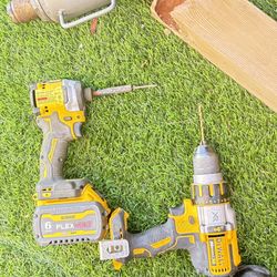 Dewalt  Battery And Drill 