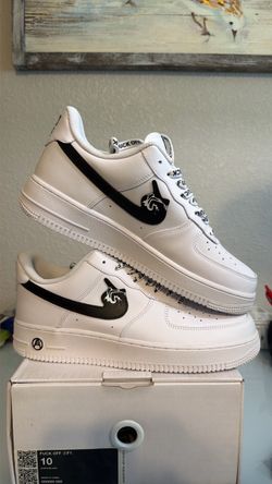 Fuck Off AF1 White/Black Sneakers Size 10