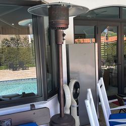 🔥 SET OF 2 | Tall Propane Patio Heaters – Shed-Kept & Clean