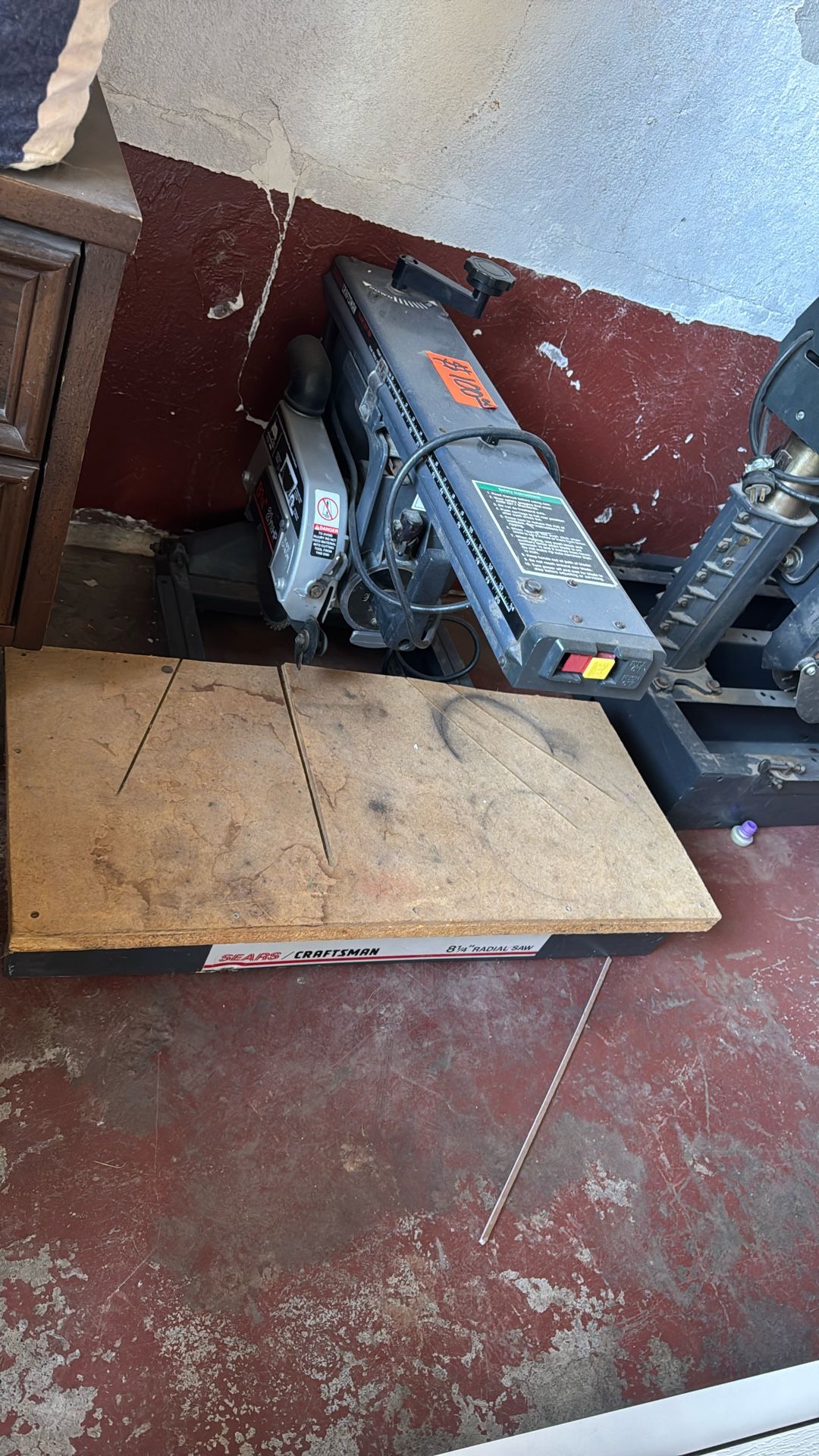 Craftsman Arm Radial Saw 