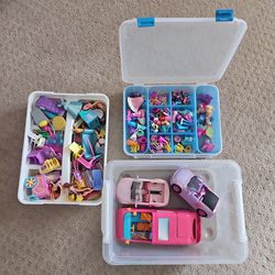 Polly Pocket dolls and accessories