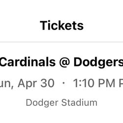 Dodger Game Today!!