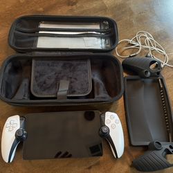 Sony PlayStation Portal w/ Case, Cover And Headphones 