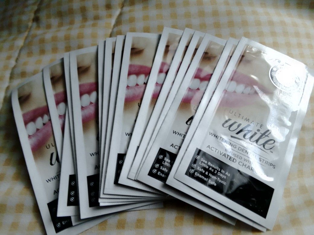Charcoal Infused Teeth Whitening Strips 