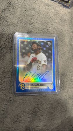 Oneil cruz topps chrome rookie card