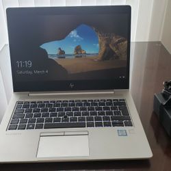 HP  Elite Book  830 G6 Laptop Intel  I5 , 1.90 GHZ, WIN10, 8 GB, 237 GB SSD HD

