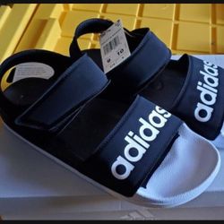 New Adidas Sandals Mens Size 9 Or Womens Size 10