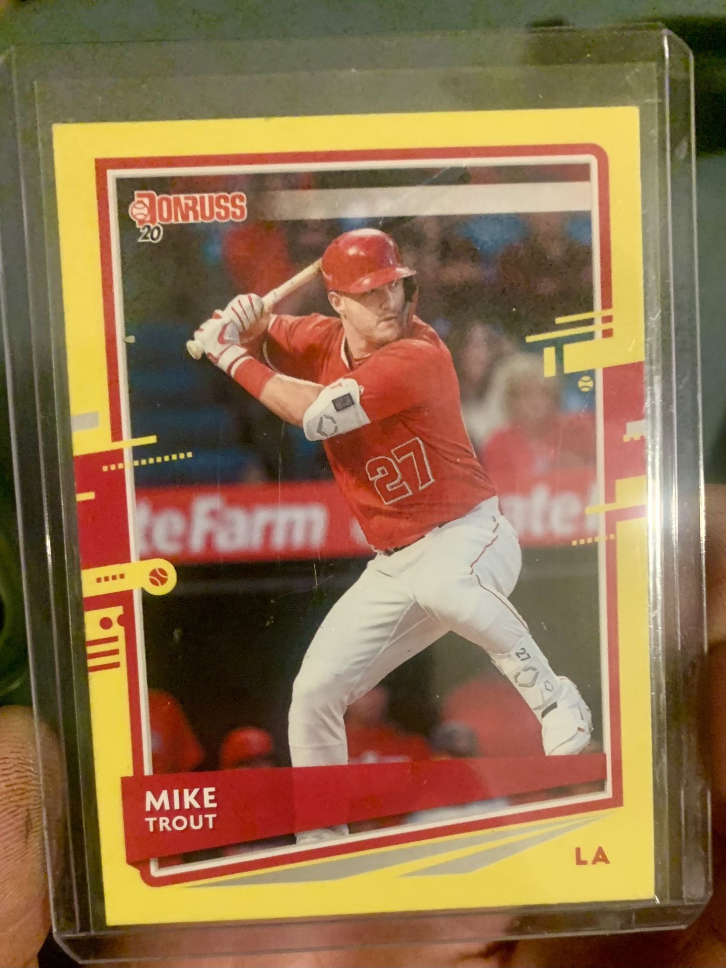 🔥Mike Trout 2020 Donruss *SHORT PRINT*