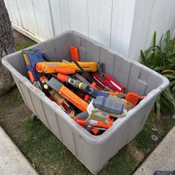 Bin Of Nerf Guns